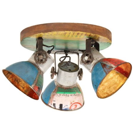 Plafonnier industriel 25 W Multicolore 42x25 cm E27 