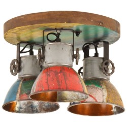Plafonnier industriel 25 W Multicolore 42x25 cm E27 