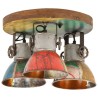 Plafonnier industriel 25 W Multicolore 42x25 cm E27 