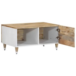 Table basse 80x50x40 cm bois de manguier massif 
