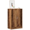 Armoire à chaussures vieux bois 60x35x92 cm bois d'ingénierie 