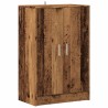 Armoire à chaussures vieux bois 60x35x92 cm bois d'ingénierie 