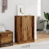 Armoire à chaussures vieux bois 60x35x92 cm bois d'ingénierie 