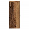 Armoire à chaussures vieux bois 60x35x92 cm bois d'ingénierie 