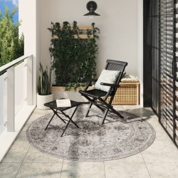 Tapis ARBIZU intérieur extérieur design vintage Ø 200 cm 
