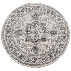 Tapis ARBIZU intérieur extérieur design vintage Ø 200 cm 