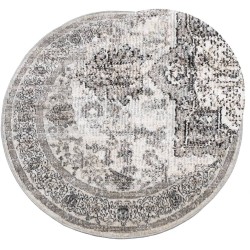 Tapis ARBIZU intérieur extérieur design vintage Ø 200 cm 