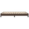 Cadre de lit sans matelas marron 140x200 cm similicuir 