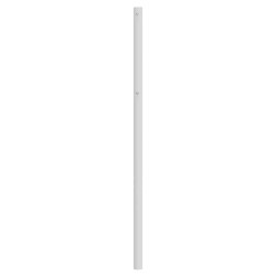 Tête de lit métal blanc 135 cm 