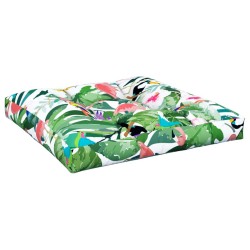 Coussin de palette multicolore 70x70x12 cm tissu 