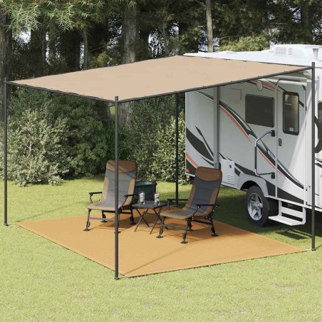 Tapis de tente sable 300x400 cm PEHD 