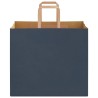 Sacs en papier 50 pcs avec poignées bleu 32x22x28 cm 