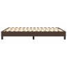 Cadre de lit sans matelas marron 140x200 cm similicuir 