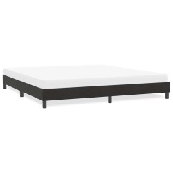 Cadre de lit sans matelas noir 180x220 cm velours 