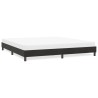Cadre de lit sans matelas noir 180x220 cm velours 