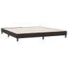 Cadre de lit sans matelas noir 180x220 cm velours 