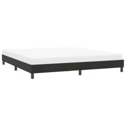 Cadre de lit sans matelas noir 180x220 cm velours 