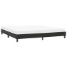 Cadre de lit sans matelas noir 180x220 cm velours 