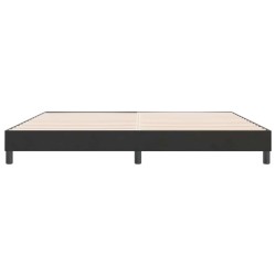Cadre de lit sans matelas noir 180x220 cm velours 
