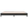Cadre de lit sans matelas noir 180x220 cm velours 