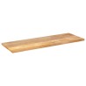 Dessus de table 140x50x2,5cm rectangulaire bois massif manguier 