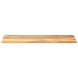 Dessus de table 140x50x2,5cm rectangulaire bois massif manguier 