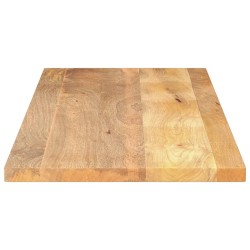 Dessus de table 140x50x2,5cm rectangulaire bois massif manguier 