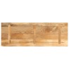 Dessus de table 140x50x2,5cm rectangulaire bois massif manguier 