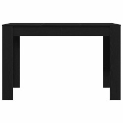 Table à dîner chêne noir 120x60x76 cm bois d'ingénierie 