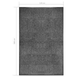 Paillasson lavable Anthracite 120x180 cm 
