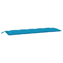 Coussin de banc de jardin bleu clair 180x50x7 cm tissu oxford 