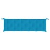 Coussin de banc de jardin bleu clair 180x50x7 cm tissu oxford 
