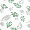 Coussin de banc de jardin motif de feuilles 100x50x7 cm 