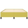 Cadre de lit sans matelas vert 140x200 cm tissu 