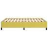 Cadre de lit sans matelas vert 140x200 cm tissu 