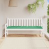 Coussin de banc de jardin vert 180x50x7 cm tissu oxford 