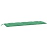 Coussin de banc de jardin vert 180x50x7 cm tissu oxford 
