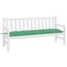 Coussin de banc de jardin vert 180x50x7 cm tissu oxford 
