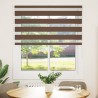 Store zèbre marron 135x100cm largeur du tissu 130,9cm polyester 