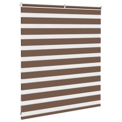 Store zèbre marron 135x100cm largeur du tissu 130,9cm polyester 