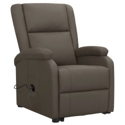 Fauteuil Gris Similicuir 