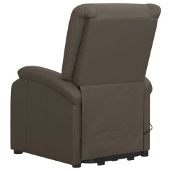 Fauteuil Gris Similicuir 