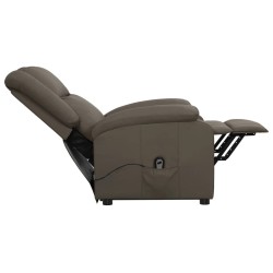 Fauteuil Gris Similicuir 