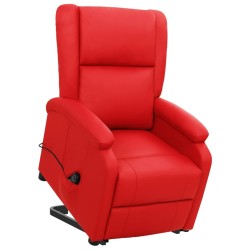 Fauteuil Rouge Similicuir 