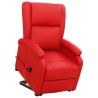Fauteuil Rouge Similicuir 