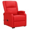 Fauteuil Rouge Similicuir 