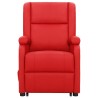 Fauteuil Rouge Similicuir 
