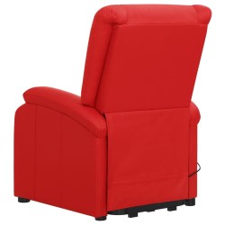 Fauteuil Rouge Similicuir 
