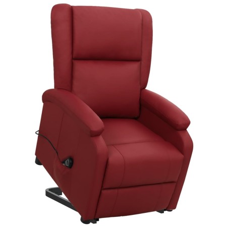 Fauteuil Rouge bordeaux Similicuir 
