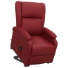 Fauteuil Rouge bordeaux Similicuir 